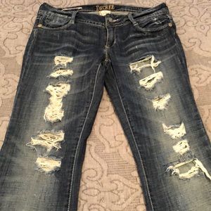 Decree super distressed Bootcut Jeans